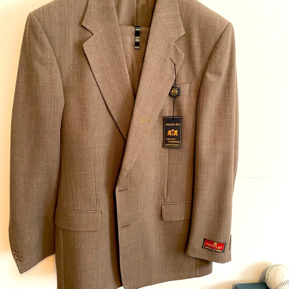 shipley Other - Shipley pure virgin wool 2 piece suit. For the mature man! Never worn. 42t